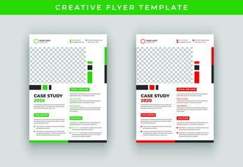 Business conference vector flyer template design