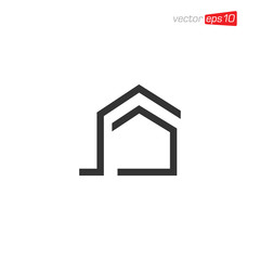 Home and House Logo Icon Vector