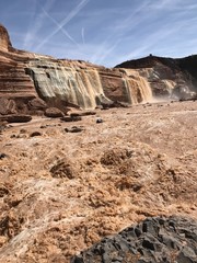 Chocolate Falls on the reservation in Northern Arizona