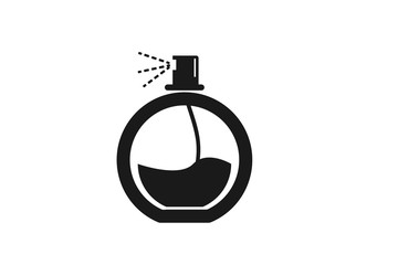 perfume spray container icon vector