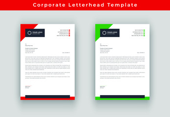 Business letterhead vector template design