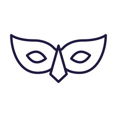 Isolated party mask vector design