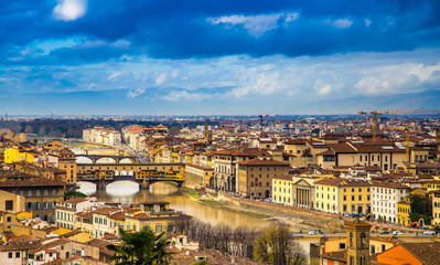 Fototapeta na wymiar cityscape of Florence
