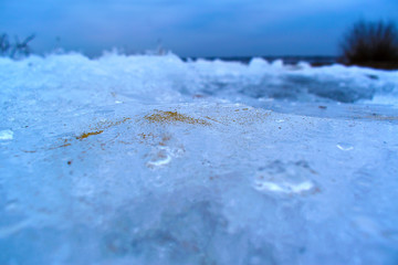ice on river