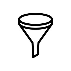 Funnel Filter icon vector trendy design