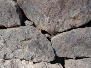 background stones of volcanic rock close up