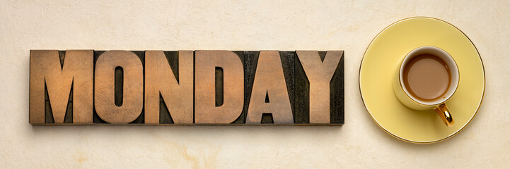 Monday word typography