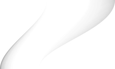 white silk cloth fabric wave overlapping with light and shadow.