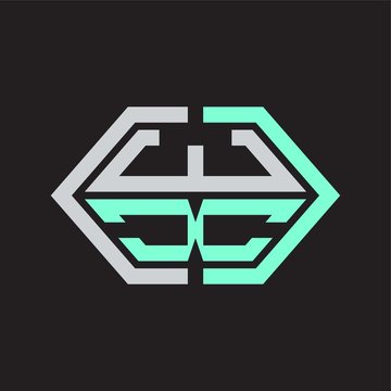 recommend clip art: XE Logo monogram with hexagon shape and outline slice style