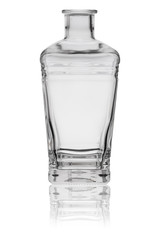 alcohol, angled, background, beverage, blank, bottle, clean, clear, close, closeup, container, crystal, cube, design, detail, drink, empty, geometric, glass, isolated, light, limpid, liqueur, liquid, 