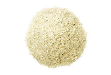 Lot of rice forming a texture in the background