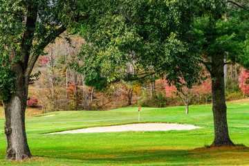 Autumn Color on a Golf Course