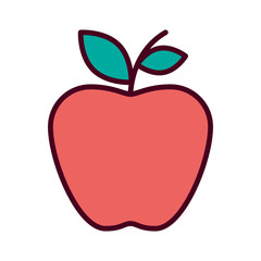 Isolated apple fruit vector design