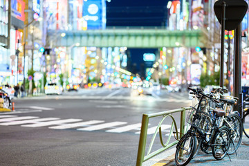 秋葉原の夜景（中央通りの夜景）1青