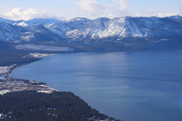 Fototapeta na wymiar Heavenly Valley, Ski Resort at South Lake Tahoe