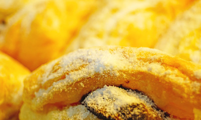 Pastas de hojaldre con chocolate