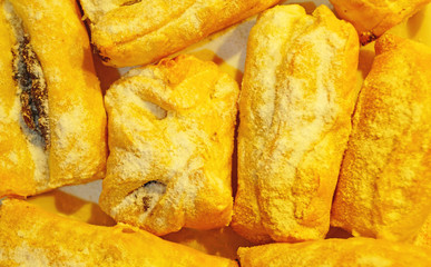 Pastas de hojaldre con chocolate