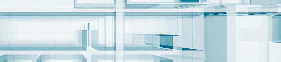 Transparent technology 3d rendering