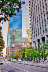 Asian Travel Destinations. Tokyo Metropolitan Skyscraper Buildings At Daytime.