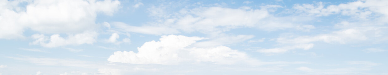 Sky and clouds tropical panorama