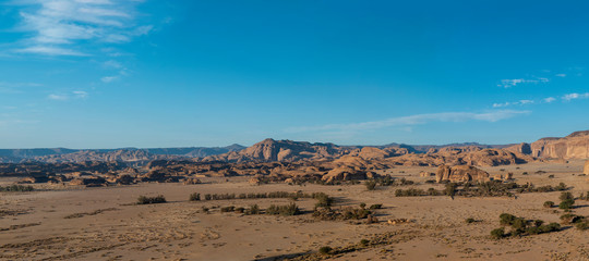 Outcrop geological formations, Al Ula in Saudi Arabia