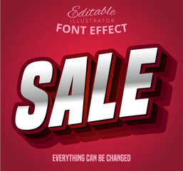 Modern font effect for sale