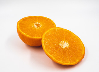 orange isolated on white background