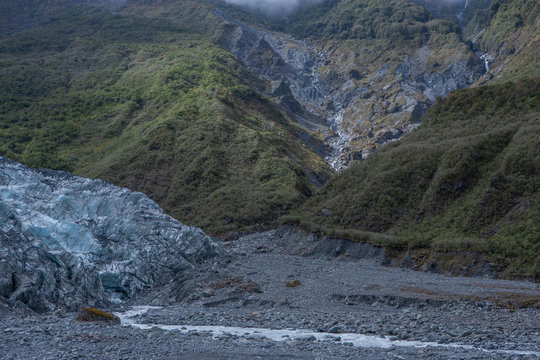 Fox Glacier New Zealand. Mountains.