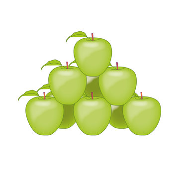 Apple pyramid