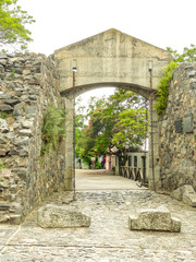 colonial town stone street colonia de sacramento uruguay