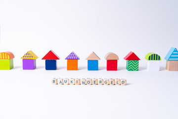 Fototapeta premium Cubes with letters saying 