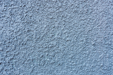 Blue concrete wall with rough skin texture, Abstract texture of plaster wall.