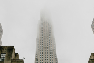 rockefeller center from below