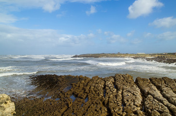 coast of Cantabria, storm