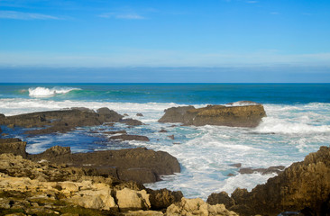 coastal landscape of Basque country 