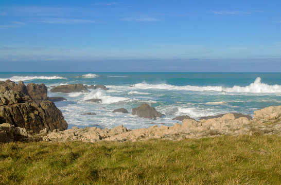 coast of Cantabria, storm