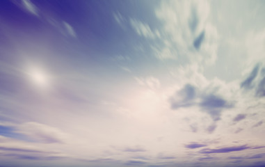 Summer sky and clouds natural background