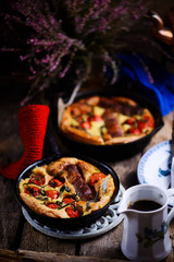 Toad in hole with onion gravy..style rustic