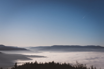 Mahlberg und Murgtal - Talnebel und Höhenbsonne