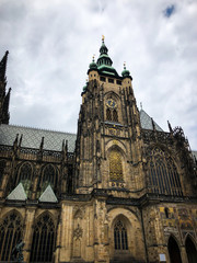 Fototapeta premium close up view of the Prague Castle