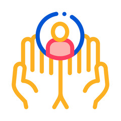 New Client Icon Vector. Outline New Client Sign. Isolated Contour Symbol Illustration