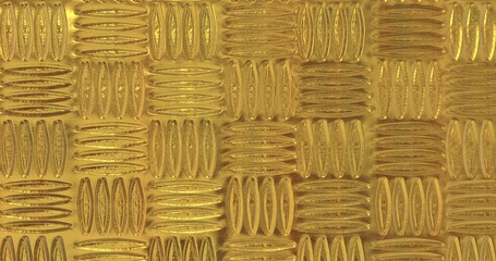 Obraz premium Golden foil background. Gold texture 3D rendering image 3D rendering