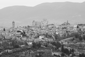 Orvieto (Italy) - The beautiful etruscan and medieval stone town in Umbria region, with nice...
