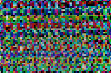 Fototapeta premium Pixel pattern of a digital glitch / Abstract background, pattern of a digital glitch.