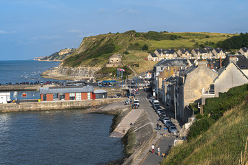 The city of Port-en-Bessin in Normandy