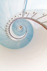 Wendeltreppe im Leuchtturm Spirale Architektur Treppe