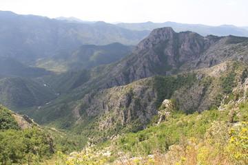 Naklejka premium Grenze Bosnien-Montenegro