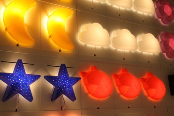 Colorful children Bedroom lamps for sale