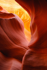 Découverte d'antilope Canyon Upper dans le Grand Ouest Américain