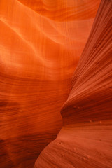 Texture de la roche et du sable à Antelope Canyon - Grand Ouest Américain
